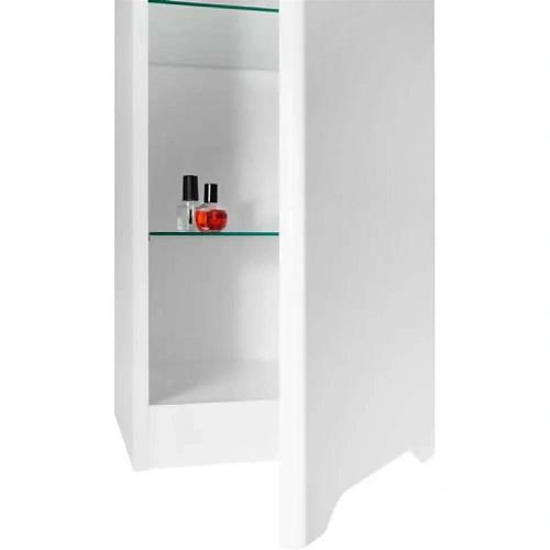 Шкаф-пенал DREJA QL35, 35 см, подвесной, правый, 1 дверца, 2 стеклянные полки, белый глянец 99.0010 Шкаф-пенал DREJA QL35, 35 см, подвесной, правый, 1 дверца, 2 стеклянные полки, белый глянец 99.0010