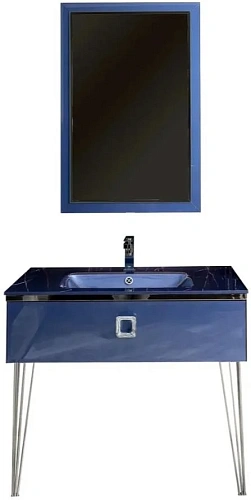 Тумба под раковину Boheme Lucido 100 см Насыщенный Синий 770-100-BL Тумба под раковину Boheme Lucido 100 см Насыщенный Синий 770-100-BL