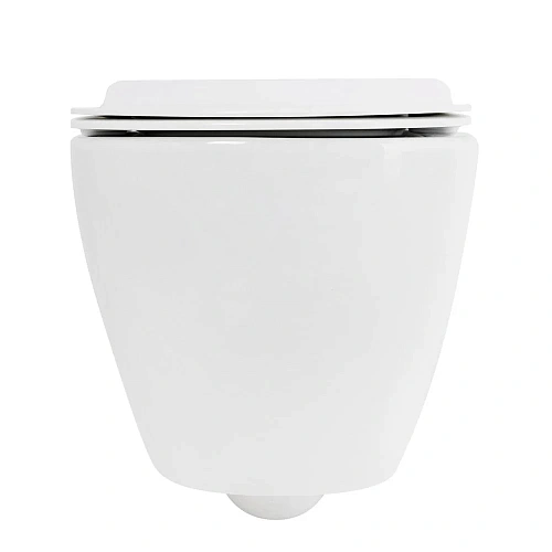 Унитаз подвесной CEZARES STYLUS CZR-513-TH-R/CZR-2011-SC безободковый с сиденьем Унитаз подвесной CEZARES STYLUS CZR-513-TH-R/CZR-2011-SC безободковый с сиденьем