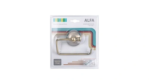 Держатель туалетной бумаги Grampus Alfa GR-9510B Держатель туалетной бумаги Grampus Alfa GR-9510B