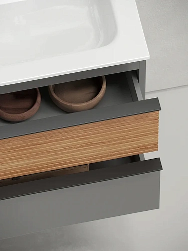 Тумба под раковину SANCOS Very DL100LGR 100см, Beige Soft, подвесная Тумба под раковину SANCOS Very DL100LGR 100см, Beige Soft, подвесная