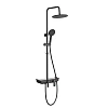 Душевая система Lemark Tropic LM7012BL, черный