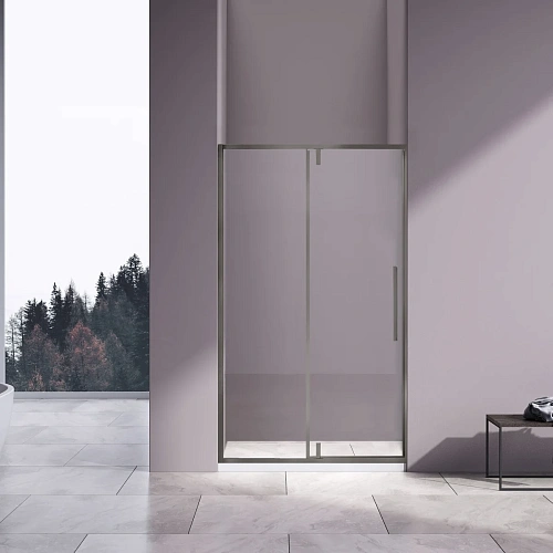 Душевая дверь Vincea Slim-N VDP-4SN120CLGM вороненая сталь, стекло прозрачное Душевая дверь Vincea Slim-N VDP-4SN120CLGM вороненая сталь, стекло прозрачное