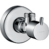 Картинка анонса товара «вентиль угловой hansgrohe s, хром 13901000»