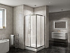 Картинка анонса товара «душевой уголок belbagno due-a-2-90-c-cr 900x900 мм»