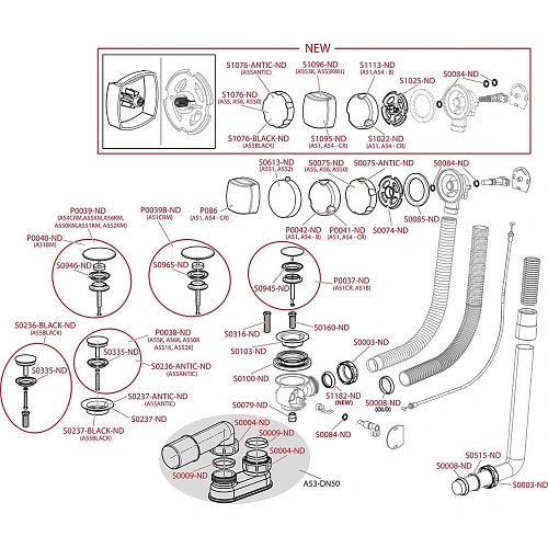 Слив-перелив AlcaPlast A55BLACK-100 удлиненный черный матовый Слив-перелив AlcaPlast A55BLACK-100 удлиненный черный матовый