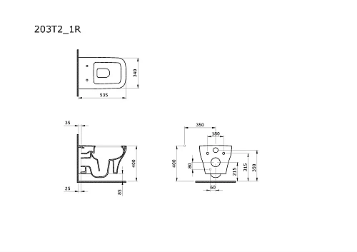 Крышка-сиденье Ambassador Benefit 202T21001S (тонкое) мятное матовое Крышка-сиденье Ambassador Benefit 202T21001S (тонкое) мятное матовое