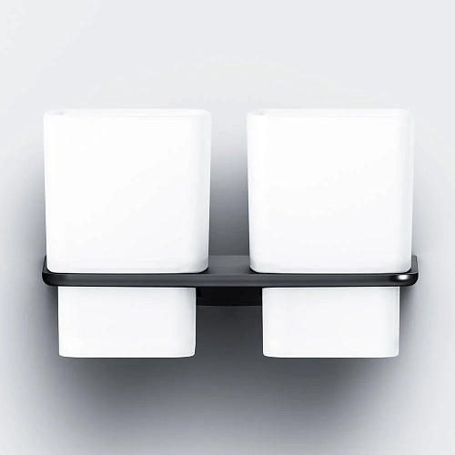 Стакан AM.PM Inspire V2.0 A50A343422 стеклянный, черный Стакан AM.PM Inspire V2.0 A50A343422 стеклянный, черный