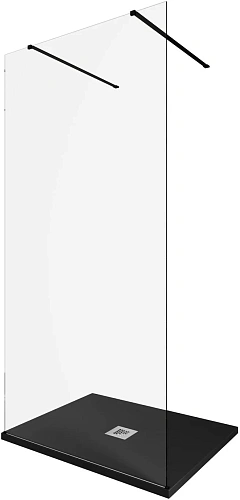 Душевая перегородка Allen Brau Infinity 2 100 3.21039.BBA черный брашированный Душевая перегородка Allen Brau Infinity 2 100 3.21039.BBA черный брашированный