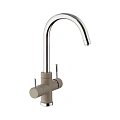 Смеситель для кухни Paini Cox GRANITE TRUFFLE 7872643CR3V11L2KM Смеситель для кухни Paini Cox GRANITE TRUFFLE 7872643CR3V11L2KM