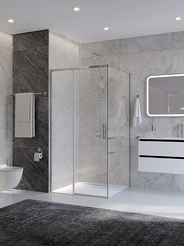 Душевой уголок CEZARES PLANE-A-1-100-C-CR 100x100 см Душевой уголок CEZARES PLANE-A-1-100-C-CR 100x100 см