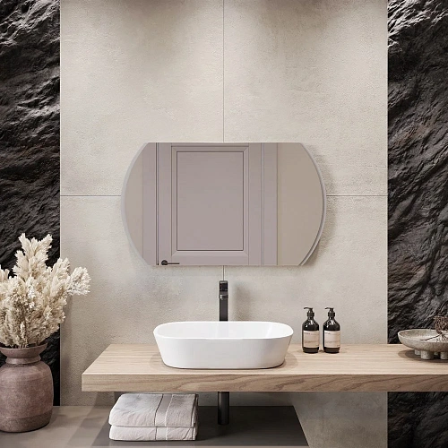 Зеркало DIWO Новгород 100 с подсветкой сенсорной, светодиодной, овальное, в современном стиле 543685 Зеркало DIWO Новгород 100 с подсветкой сенсорной, светодиодной, овальное, в современном стиле 543685