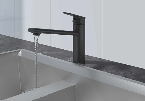 Смеситель для кухни Aquatek НИКА AQ1880MB черный матовый Смеситель для кухни Aquatek НИКА AQ1880MB черный матовый