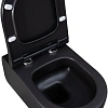Унитаз подвесной Allen Brau Priority 4.31001.31 с крышкой, черный матовый Унитаз подвесной Allen Brau Priority 4.31001.31 с крышкой, черный матовый