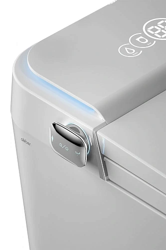 Унитаз SMART ABBER Bequem AC1117S приставной с функцией биде белый с крышкой микролифт Унитаз SMART ABBER Bequem AC1117S приставной с функцией биде белый с крышкой микролифт