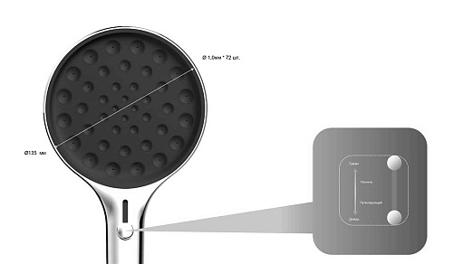 Душевая система Vincea Inspire VSFW-3I21MT3GM встраиваемый, термостат, вороненая сталь Душевая система Vincea Inspire VSFW-3I21MT3GM встраиваемый, термостат, вороненая сталь