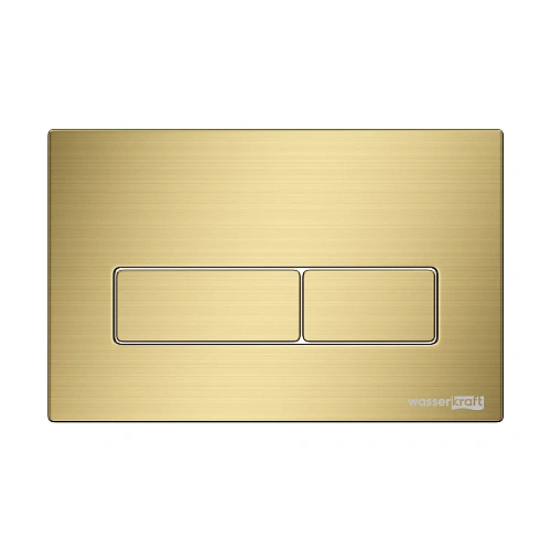 Клавиша смыва WasserKRAFT MG03 матовое золото с клавишей смыва матовое золото Клавиша смыва WasserKRAFT MG03 матовое золото с клавишей смыва матовое золото