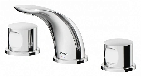 Смеситель для раковины AM.PM Sensation F3008000 трехсекционный встраиваемый, хром Смеситель для раковины AM.PM Sensation F3008000 трехсекционный встраиваемый, хром