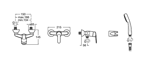 Смеситель для душа Roca Victoria 5A2025C0M Смеситель для душа Roca Victoria 5A2025C0M