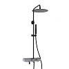 Душевая система WasserKRAFT A114.160.218.CB Thermo с термостатом черный Душевая система WasserKRAFT A114.160.218.CB Thermo с термостатом черный