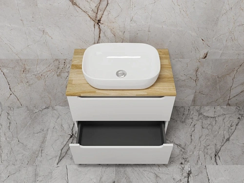 Тумба под раковину Style Line Бали 70 со столешницей белый софт подвесная ЛС-00002338 Тумба под раковину Style Line Бали 70 со столешницей белый софт подвесная ЛС-00002338