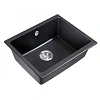 Кухонная мойка Milacio Leon 55 Cuarzo (MC.77081), черный матовый