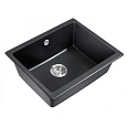 Кухонная мойка Milacio Leon 55 Cuarzo (MC.77081), черный матовый Кухонная мойка Milacio Leon 55 Cuarzo (MC.77081), черный матовый
