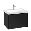 Картинка анонса товара «тумба под раковину villeroy &amp; boch subway 3.0 volcano black / volcano black c57501vl»