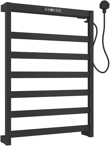 Полотенцесушитель электрический Allen Brau Reality 642х472 7.32000-31 черный матовый Полотенцесушитель электрический Allen Brau Reality 642х472 7.32000-31 черный матовый