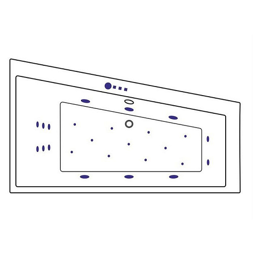 Акриловая ванна EXCELLENT Sfera Slim 170x100 правая ULTRA хром WAEX.SFP17S.ULTRA.CR Акриловая ванна EXCELLENT Sfera Slim 170x100 правая ULTRA хром WAEX.SFP17S.ULTRA.CR