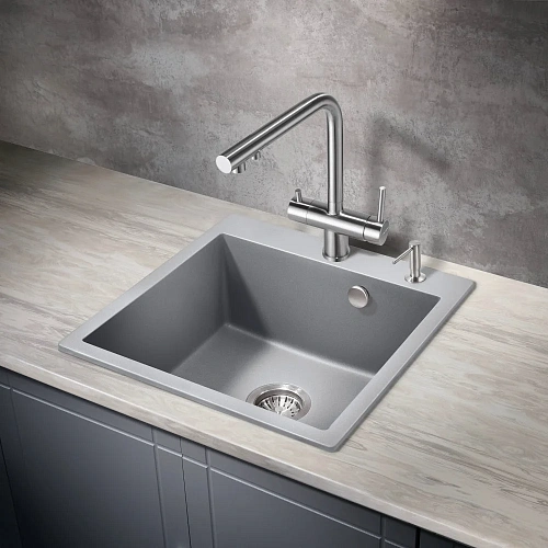 Смеситель для кухни Milacio Ultra 559 (MCU.559.SS) под фильтр, нержавеющая сталь Смеситель для кухни Milacio Ultra 559 (MCU.559.SS) под фильтр, нержавеющая сталь