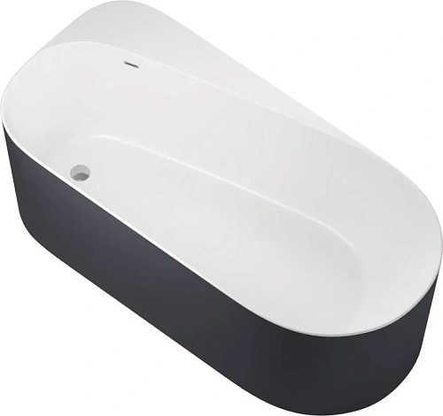 Акриловая ванна Allen Brau Priority 170x80 2.31001.21/AM белый матовый (панель антрацит) Акриловая ванна Allen Brau Priority 170x80 2.31001.21/AM белый матовый (панель антрацит)