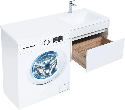 Тумба под раковину Aquanet Токио 58 белый (подвесная, 1 ящик) 00236916 Тумба под раковину Aquanet Токио 58 белый (подвесная, 1 ящик) 00236916