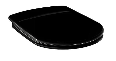 Крышка-сиденье Gustavsberg Logic 9M11S136 для унитаза, Soft Close, крепления металл, цвет черный Крышка-сиденье Gustavsberg Logic 9M11S136 для унитаза, Soft Close, крепления металл, цвет черный
