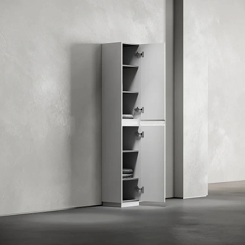 Шкаф-пенал Sancos Libra Floor PLB35FW напольный, белый глянец, 350х300х1870 мм Шкаф-пенал Sancos Libra Floor PLB35FW напольный, белый глянец, 350х300х1870 мм