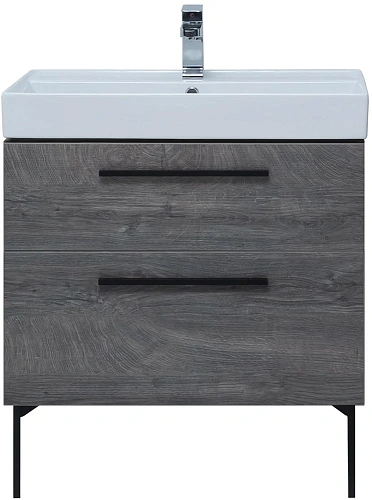 Тумба под раковину Aquanet Nova 75 дуб рошелье (2 ящика) 00242260 Тумба под раковину Aquanet Nova 75 дуб рошелье (2 ящика) 00242260