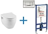 Комплект унитаза с инсталляцией Aquanet Rimless Glide-W CL-11042 (инсталляция Pestan Fluenta SET4000 Glide-W + SET40006356AC