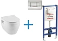 Комплект унитаза с инсталляцией Aquanet Rimless Glide-W CL-11042 (инсталляция Pestan Fluenta SET4000 Glide-W + SET40006356AC Комплект унитаза с инсталляцией Aquanet Rimless Glide-W CL-11042 (инсталляция Pestan Fluenta SET4000 Glide-W + SET40006356AC