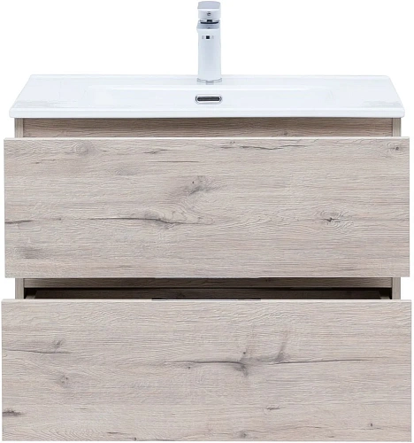 Тумба под раковину Aquanet Алвита New 70 2 ящика, дуб веллингтон белый 00303910 Тумба под раковину Aquanet Алвита New 70 2 ящика, дуб веллингтон белый 00303910
