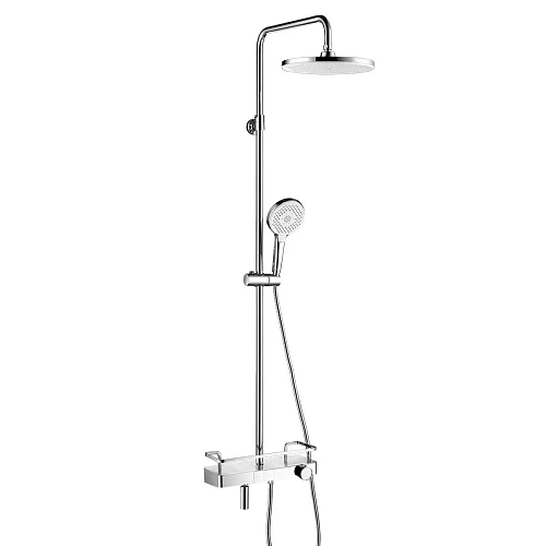 Душевая система Lemark Tropic LM7011C термостатическая с регулируемой высотой штанги, хром Душевая система Lemark Tropic LM7011C термостатическая с регулируемой высотой штанги, хром