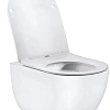 Унитаз подвесной Vincea Evo VT1-34 безободковый, белый, ультратонкое soft-close сиденье Унитаз подвесной Vincea Evo VT1-34 безободковый, белый, ультратонкое soft-close сиденье