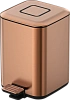 Корзина для мусора Boheme 10948-BRB квадратное Brushed Bronze