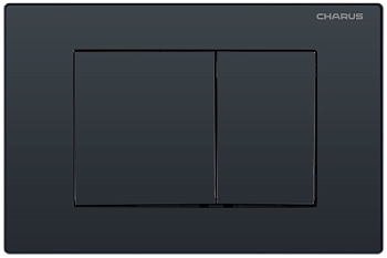 Картинка анонса товара «клавиша смыва charus minimalista fp.310.dw.01 черный матовый»