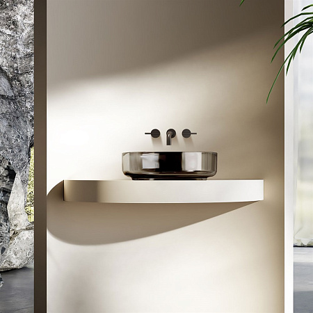 Раковина Vincea VBS-6T16B, 450x450x130, накладная, цвет черный