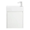 Тумба под раковину BelBagno KRAFT MINI-500/260-1A-SO-BO-R Bianco Opaco подвесная 450x250