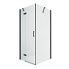 Картинка анонса товара «душевой уголок new trendy new renoma black l 120x80x195 d-0207a/d-0110b (черный)»