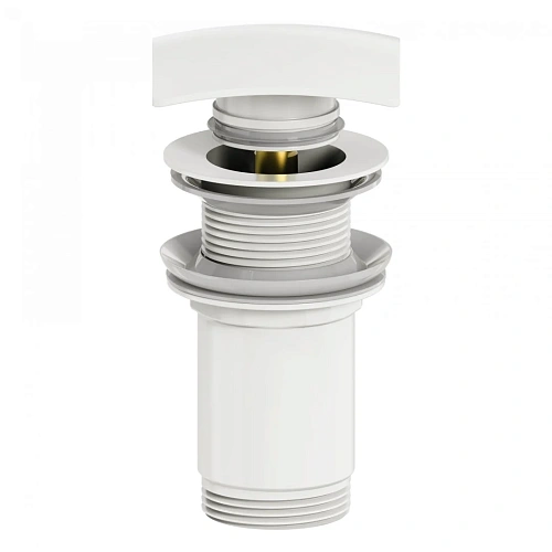 Донный клапан Wonzon & Woghand белый матовый (WW-SS08-MW) Донный клапан Wonzon & Woghand белый матовый (WW-SS08-MW)