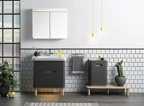 Тумба с раковиной Vitra Sento 65 см 60834 с LED подсветкой и датчиком движения Тумба с раковиной Vitra Sento 65 см 60834 с LED подсветкой и датчиком движения