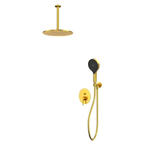 Душевая система WHITECROSS Y YSET12TOPGLB брашированное золото скрытого монтажа Душевая система WHITECROSS Y YSET12TOPGLB брашированное золото скрытого монтажа