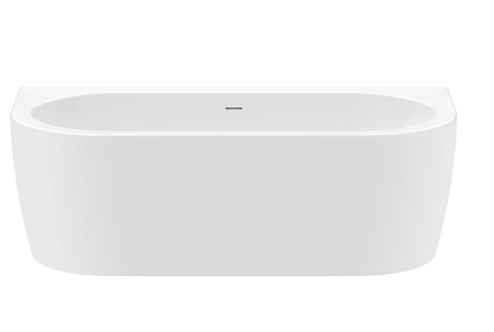 Акриловая ванна CEZARES SLIM WALL-180-80-60-W37-SET 1800x790 белый